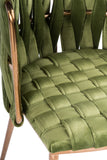 1538DC-GREEN-Milano Dining Chair in Green