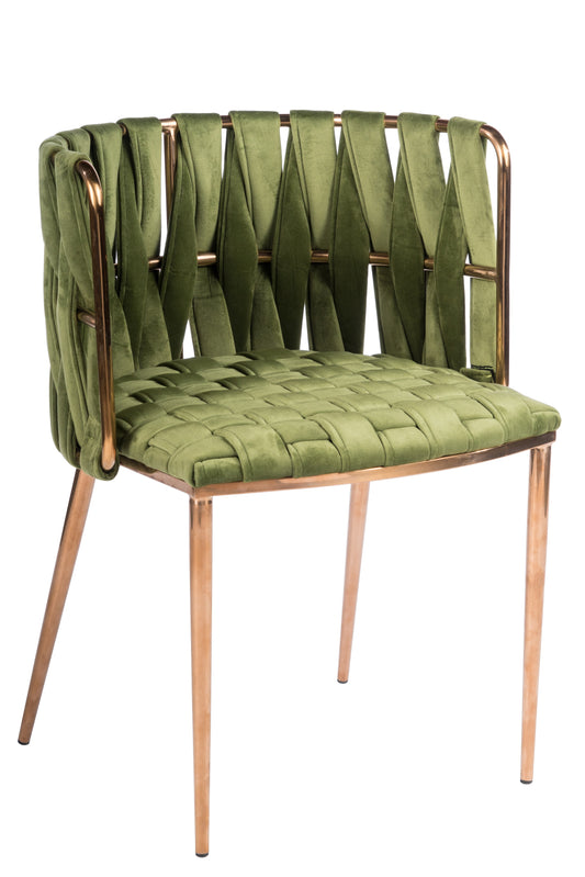 green luxury dining chair