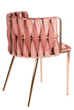 Milano Dining Chair in Rose