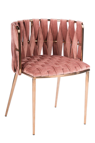 Milano Dining Chair in Rose