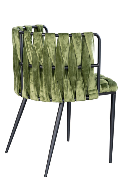 Milano Dining Chair in Green-PRE_ORDER