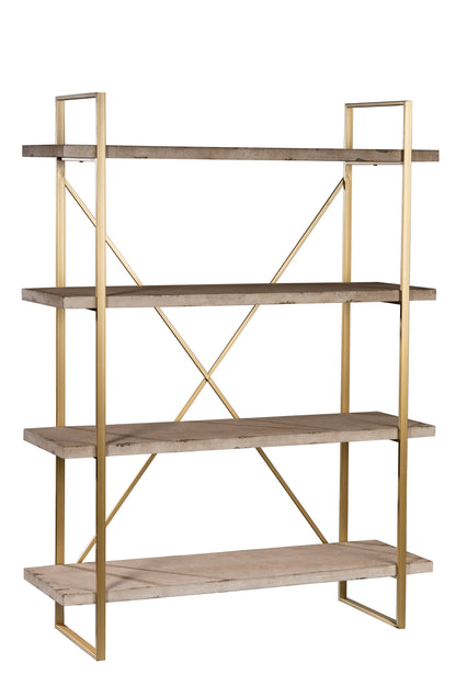 Emma Bookshelf in Antique White  47"L