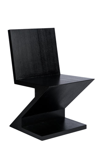 BD703-Zig Zag Chair in Ash Black-PRE-ORDER