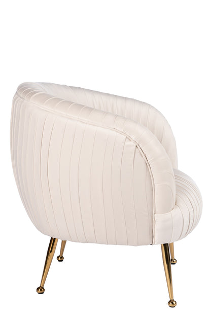 draped armchair