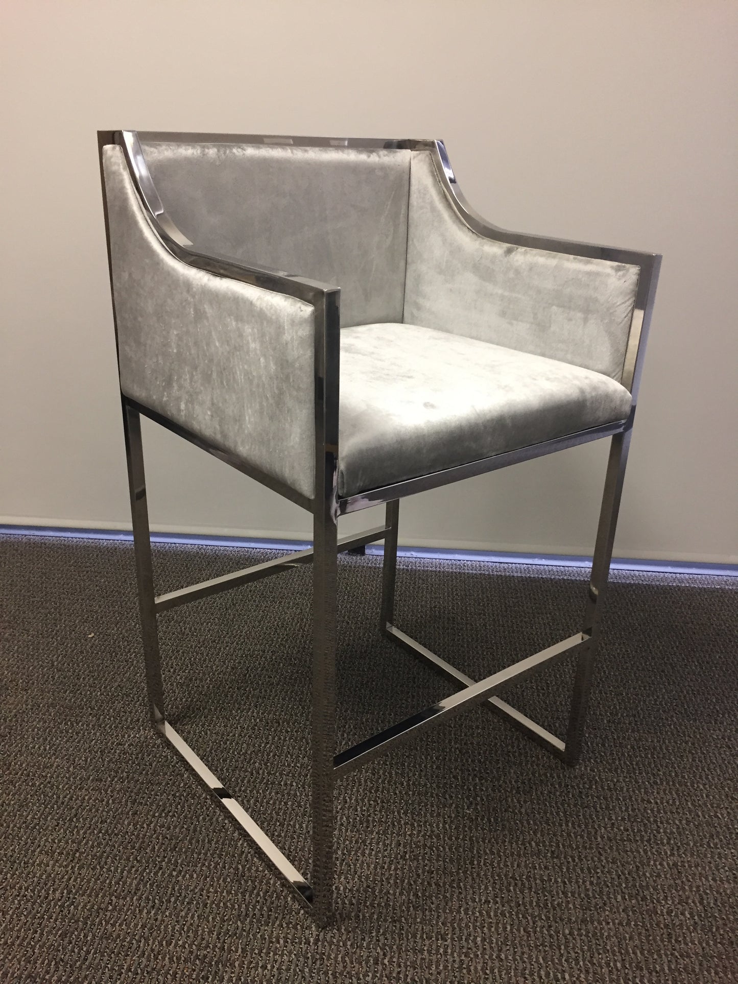 grey counter height chairs