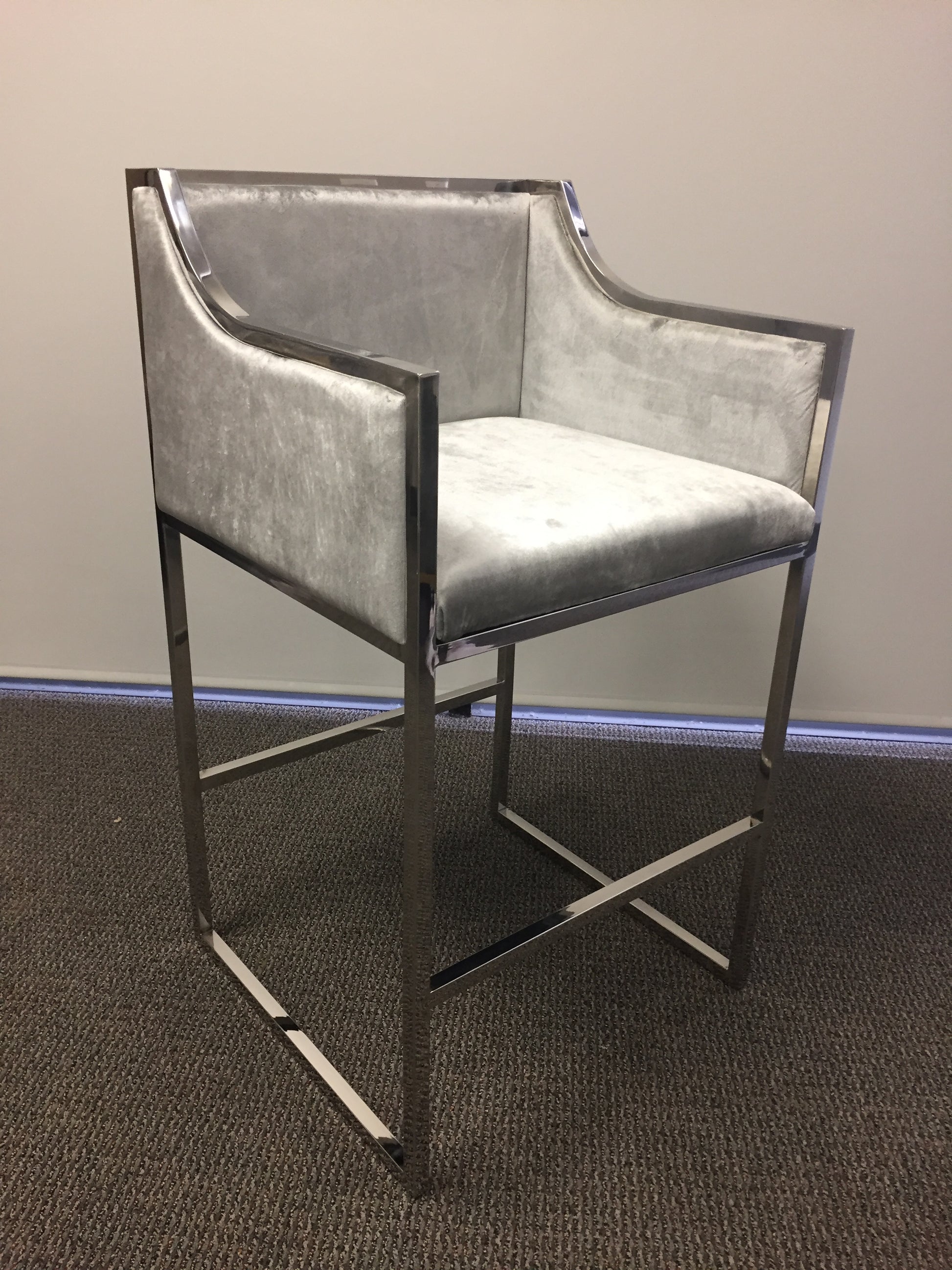 grey counter height chairs