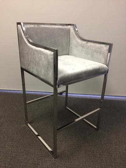 grey counter height chairs