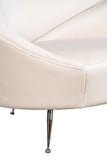 Wing Curved Sofa in White