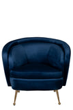 Palermo Accent Chair in Blue