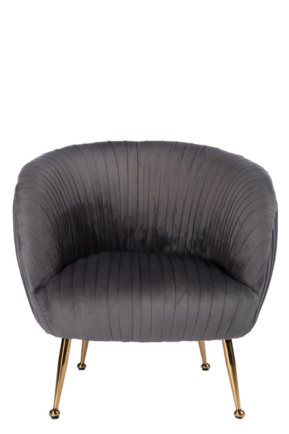 modern gray armchair