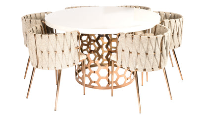 modern glam dining room set