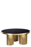 Balmain Coffee Table in Gold and Black