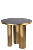 Balmain Accent Table in Gold and Black