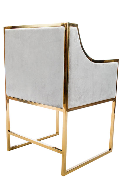 gray chic dining chair 