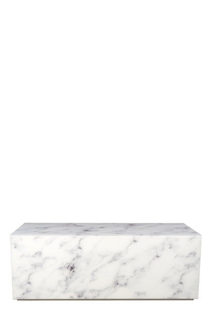 faux marble coffee table