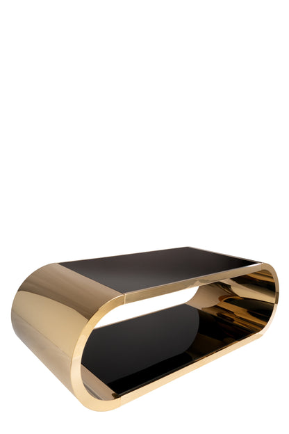 contemporary gold coffee table