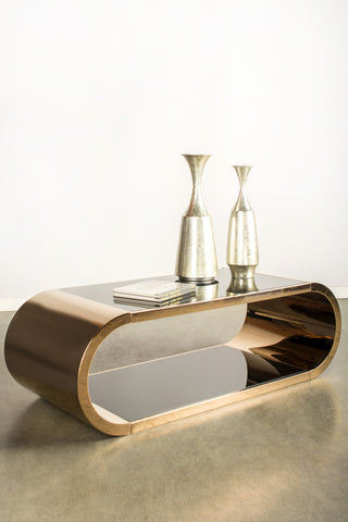 Pia  Coffee Table in Rose Gold