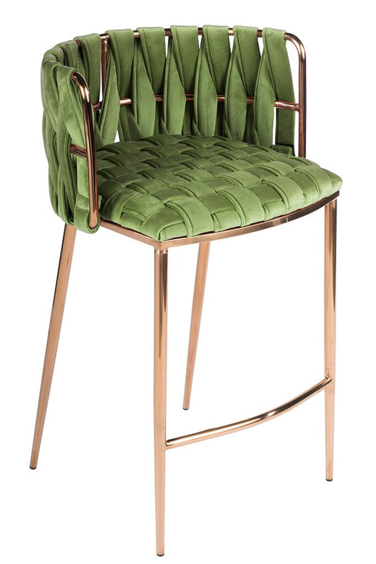 Milano Counter Chair in Green