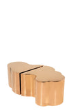 Set of 2 Luca Coffee Table in ROSE GOLD