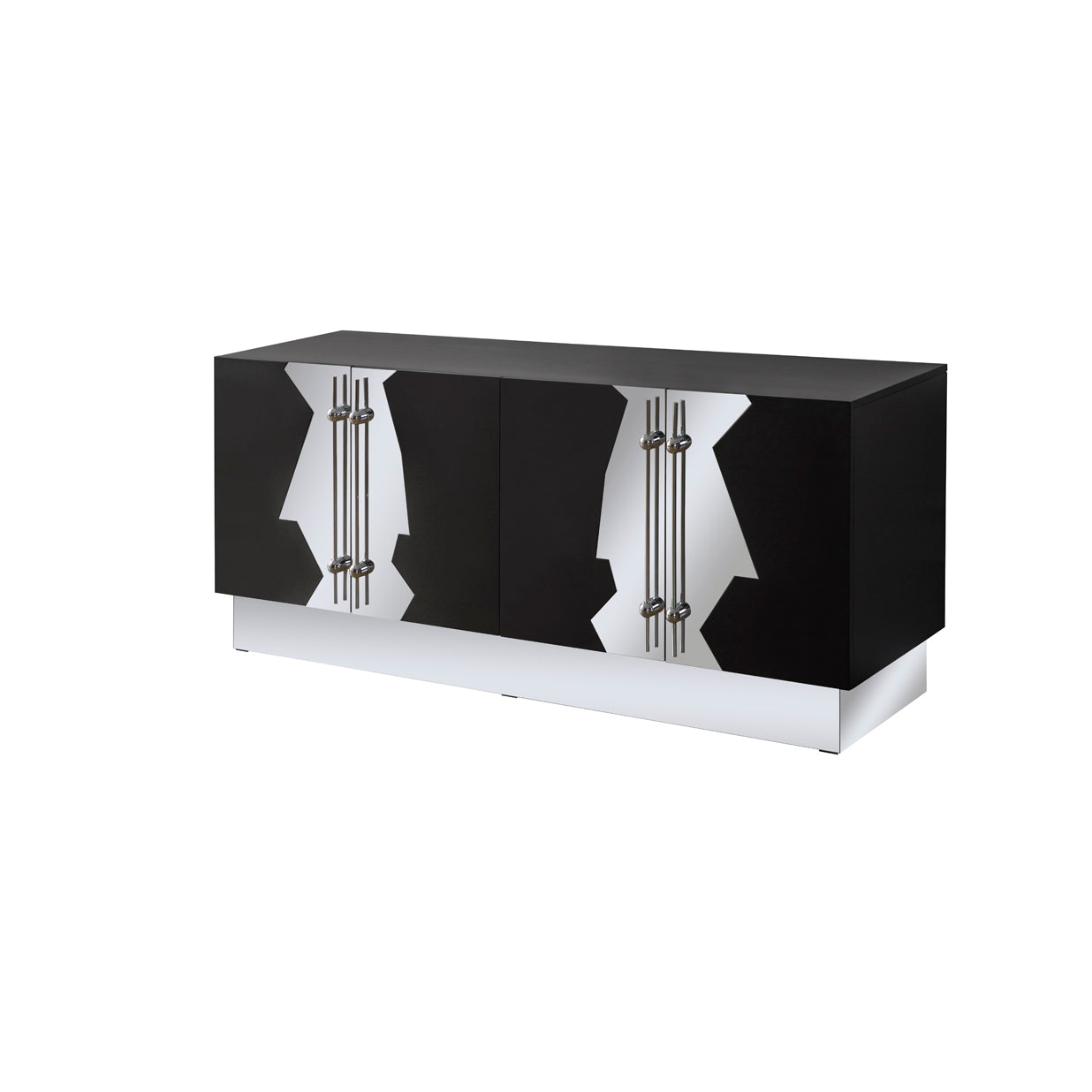 Callista Sideboard in Black and Silver