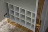 Callista Sideboard in White and Gold