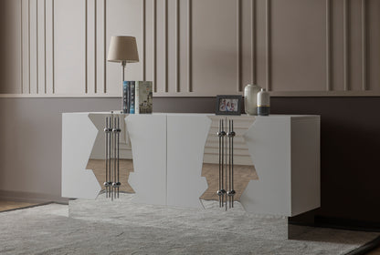 modern white sideboard