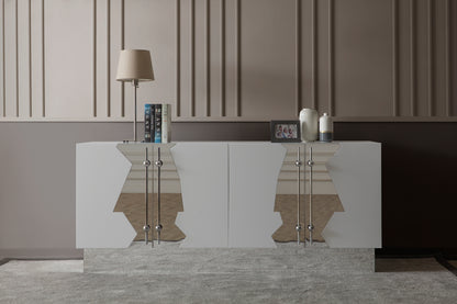 chic white sideboard