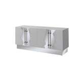 Callista Sideboard in White and Silver
