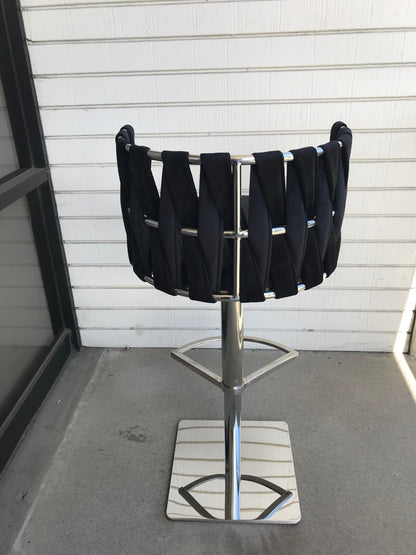 chic black counter stool